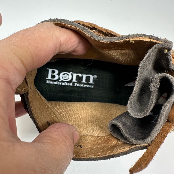 Born Women's Temple Walking Boots in Dark Green Distressed Sz 8.5M - Picture 15 of 15